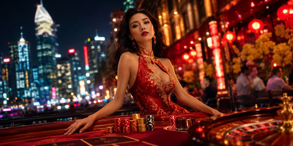 Giao diện slot game neon rực rỡ tại Hồ Chí Minh trên k35 ban đêm