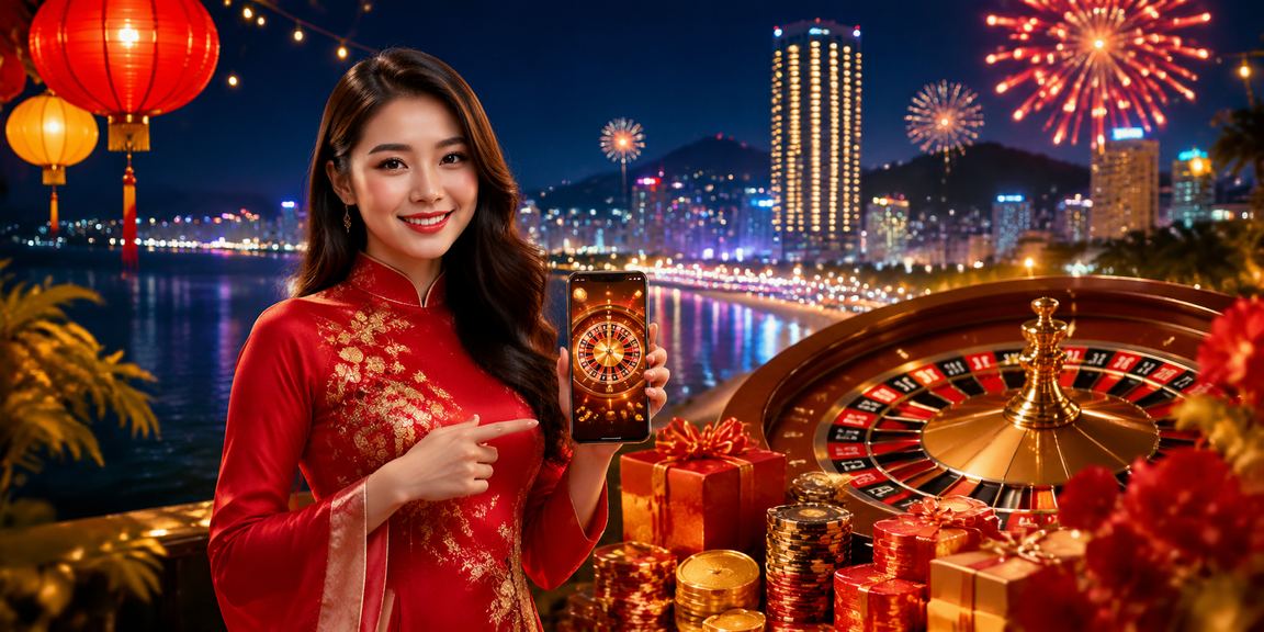 Người chơi Quy Nhơn trải nghiệm Roulette trên k35 với trang phục áo dài truyền thống